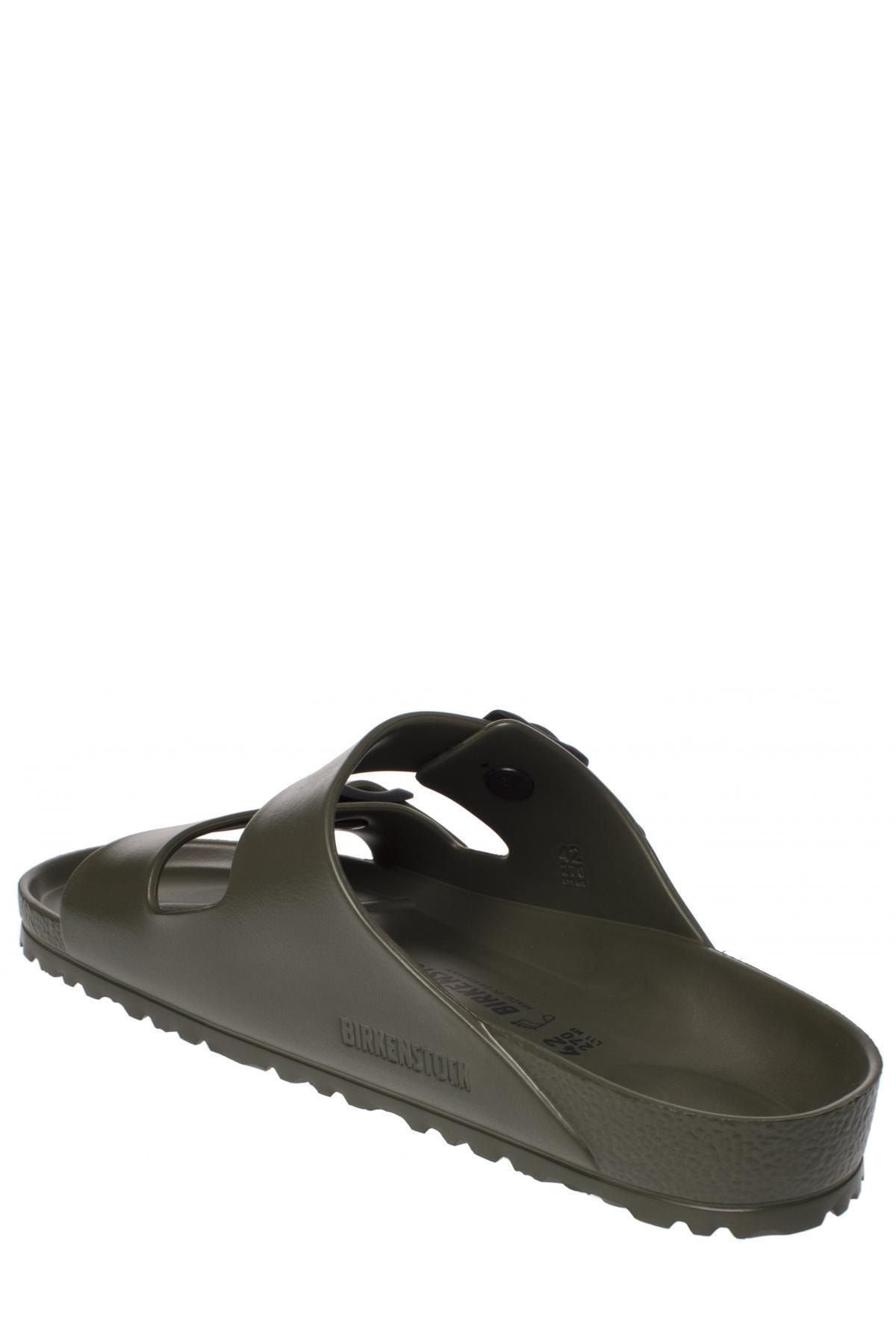 دمپایی بیرکن استاک مردانه اوا سبز اسپرت راسته      لباس خانگی | Birkenstock 129491 TR - تصویر 4