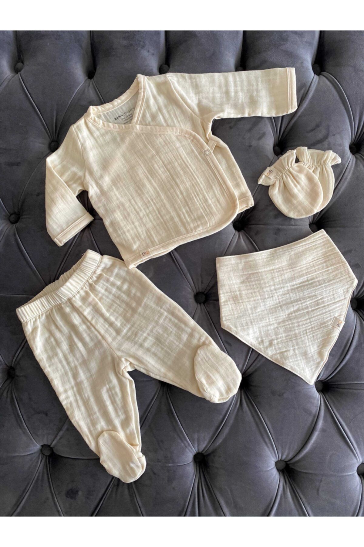 bumb organic hastane cikisi newborn 100 pamuk muslin kumas fiyati yorumlari trendyol