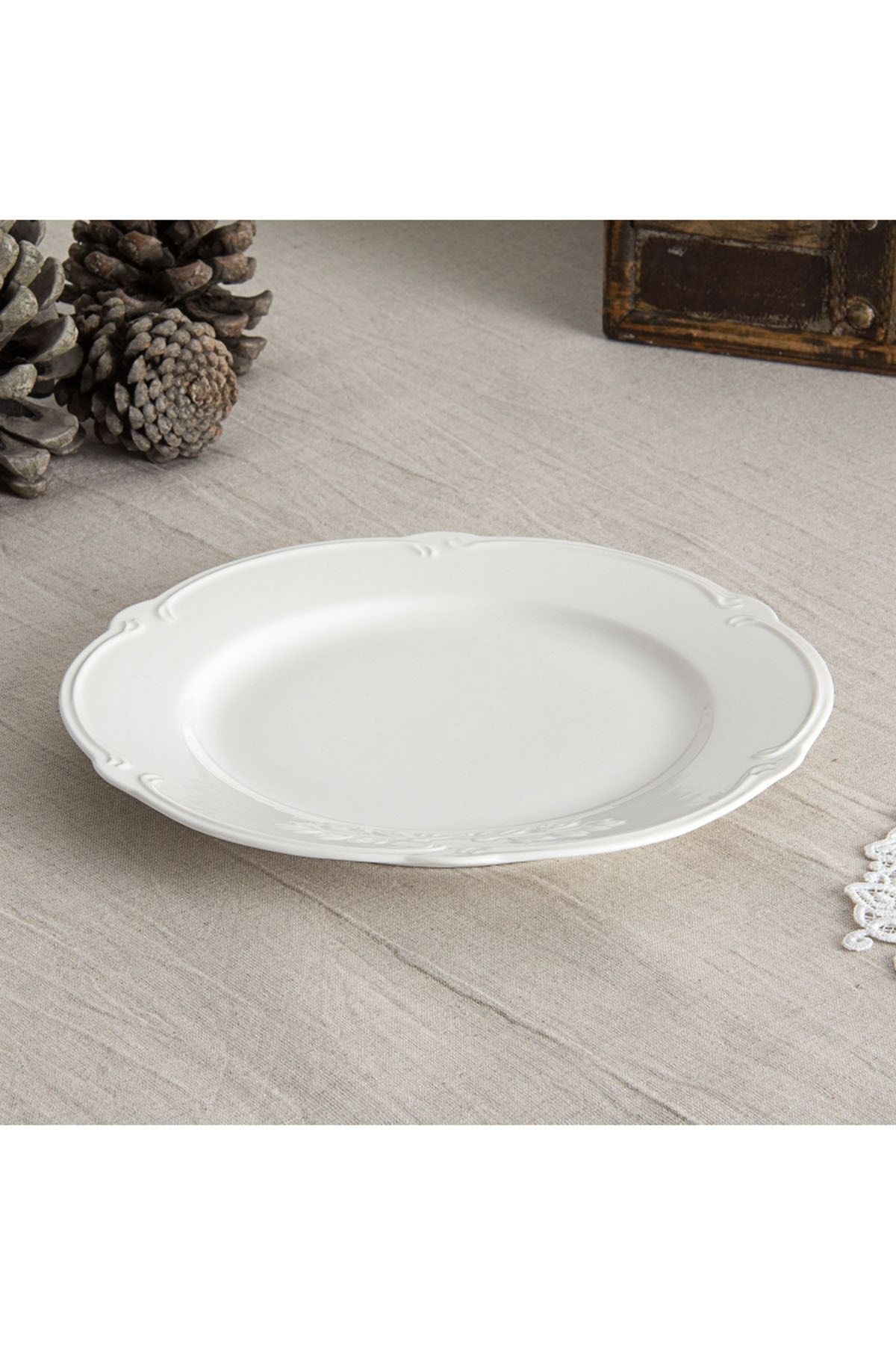 Madame Coco Olıve New Bone Chına Pasta Tabağı Trendyol
