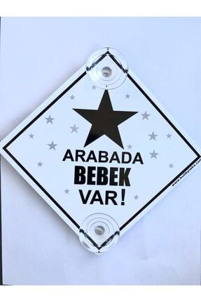 babyjem araba cam yazisi dikkat bebek var sari fiyati yorumlari trendyol
