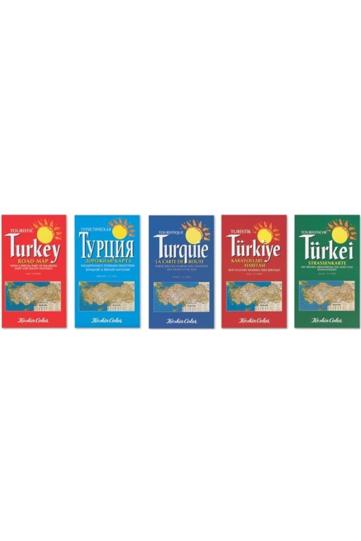 Keskin Harita Karayolları Ingilizce 715004-99