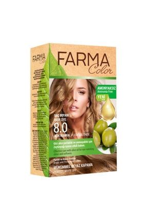 farmasi farmacolor sac boyasi 8 0 acik kumral 8690131113094 fiyati yorumlari trendyol