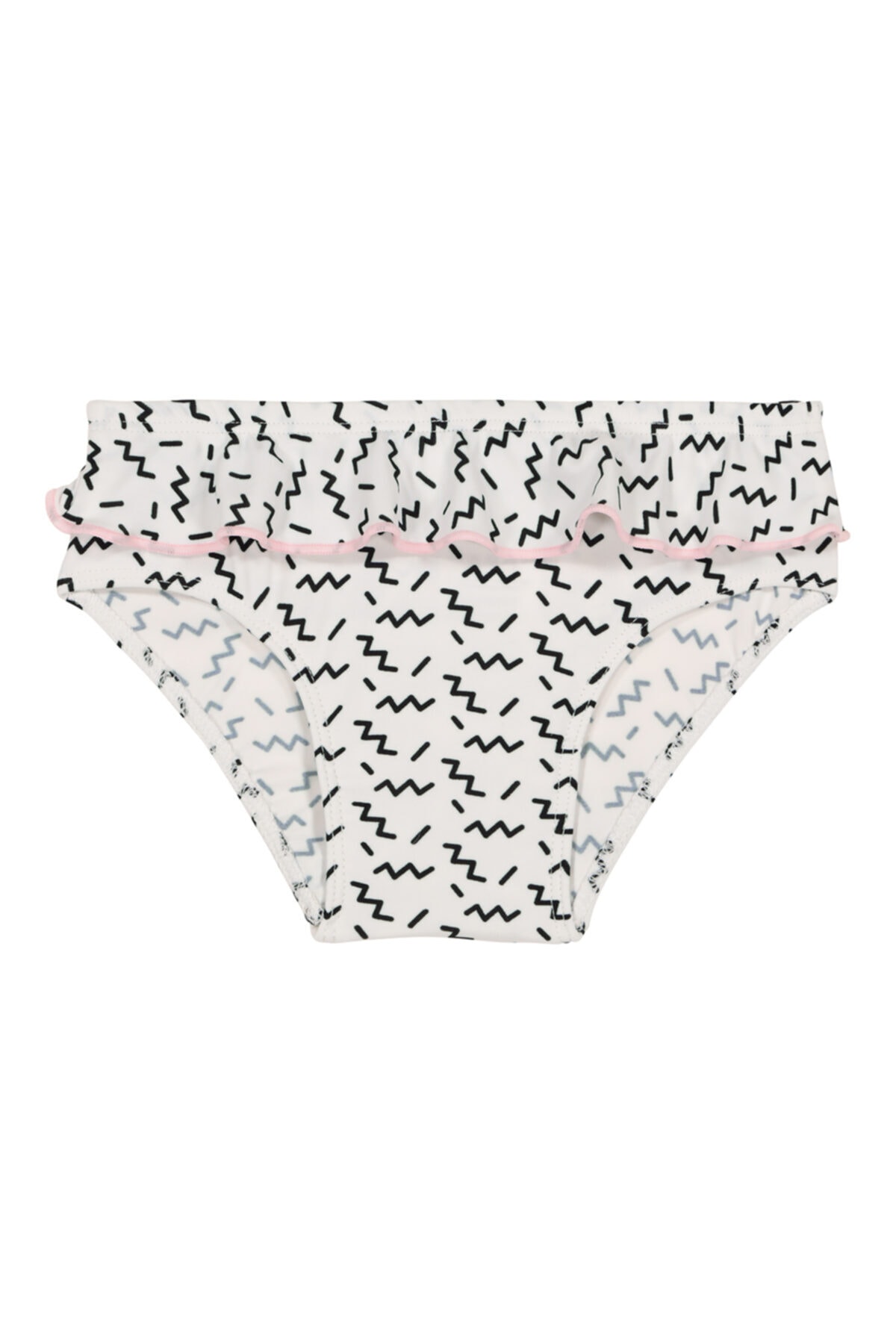 Girl Monument Uv Pink Striped Swimsuit 12 Months