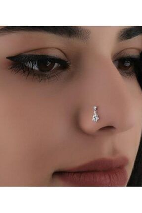 Kuzeytrend Tasli Cicek Figurlu Burun Hizmasi Burun Piercing Trendyol