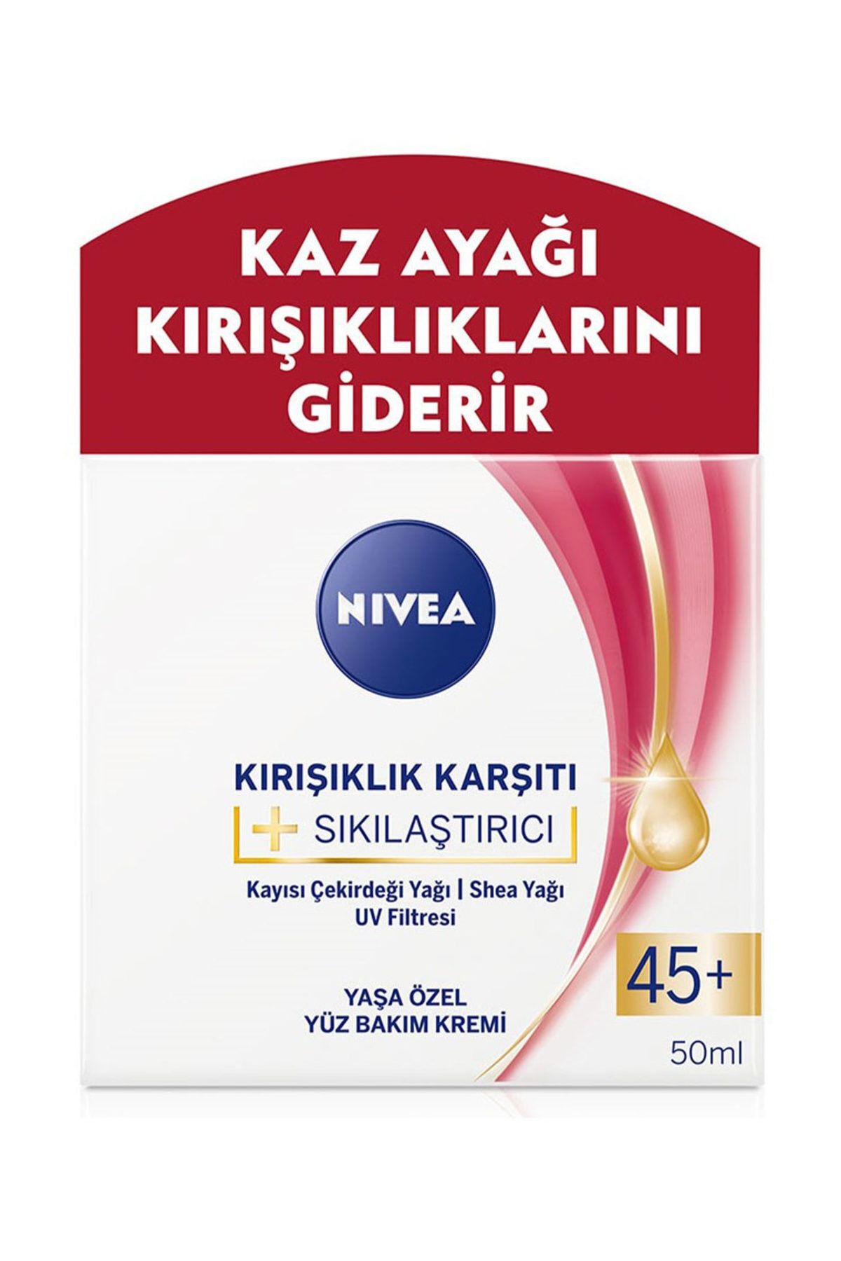 NIVEA کرم ضد چین و چروک خارجی سن 45+ 50 میلی لیتر