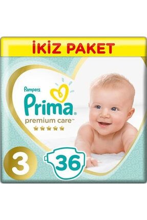 Prima Premium Care Bebek Bezi 3 Numara 62 Ekonomik Paket Trendyol