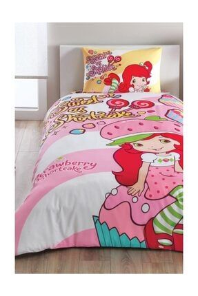 Tac Lisansli Tek Kisilik Yatak Ortusu Strawberry Shortcake Candy Trendyol