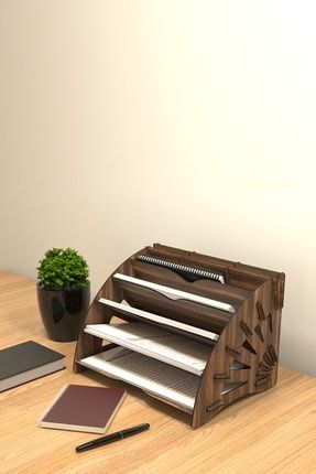 Makeinwood Ahsap Cekmeceli Cok Gozlu Masa Organizeri Masa Duzenleyici Trendyol