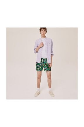 Lacoste Erkek Sari Sort Mayo Trendyol