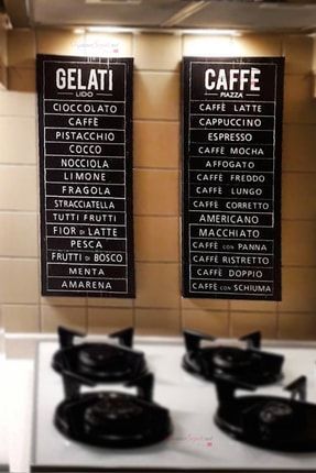 Kanvassepeti Caffe Gelati Ikea Mutfak Tablosu Orjinal Tasarim Trendyol