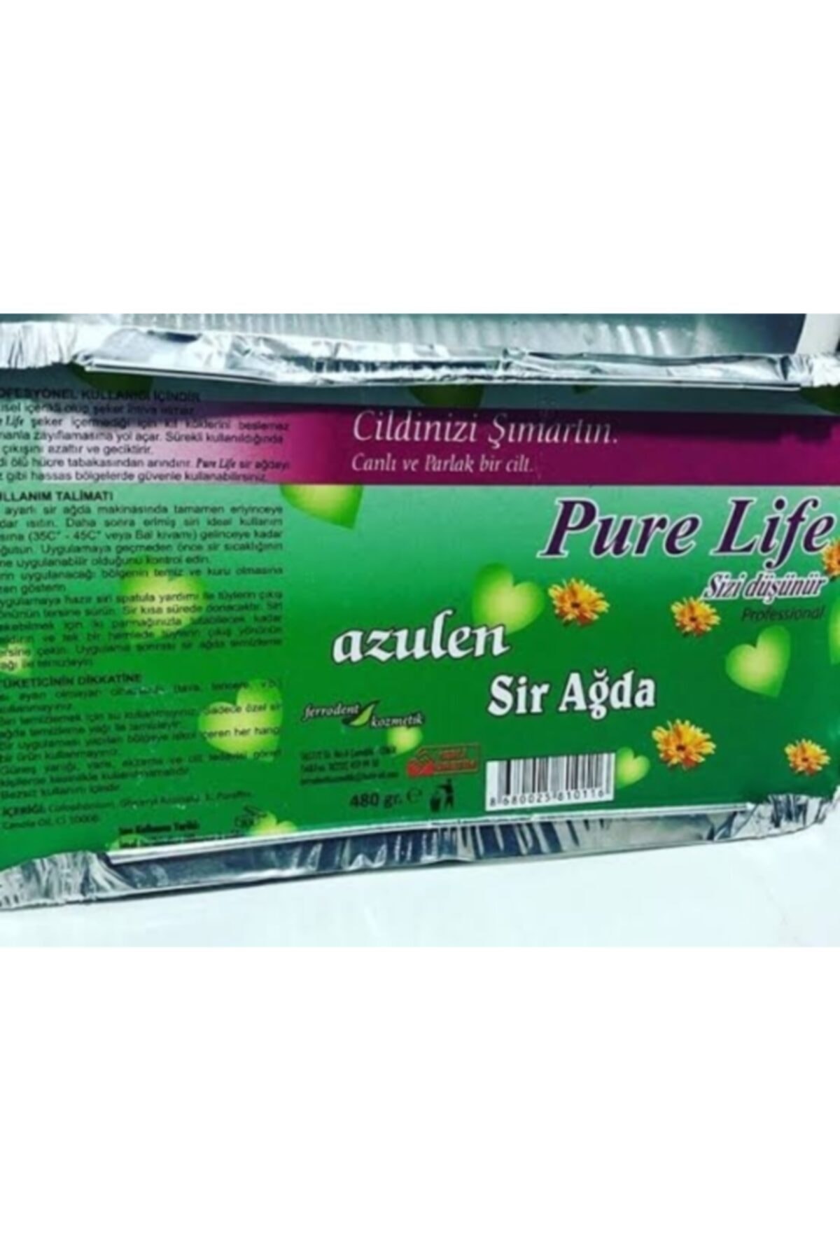 Evde Ağda Pure Life Kalıp Ağda Azulen — Pure Life Naturel Kalıp Ağda Azulen