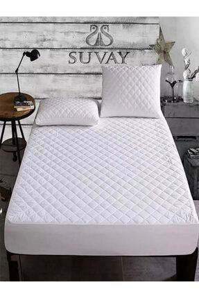 nart home kapitone fitted sivi gecirmez alez 100 pamuk 150x200 tum ebatlar fiyati yorumlari trendyol