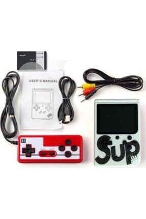 3.0 Inç 400 Oyunlu Mini Atari Gameboy Beyaz 2 Oyunculu G5 Taşınabilir Video Oyun Konsolu Nintendo 3DS