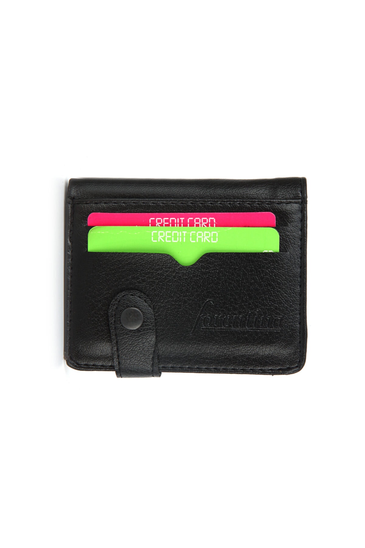 Forentina Dikişli Siyah Kartvizitlik