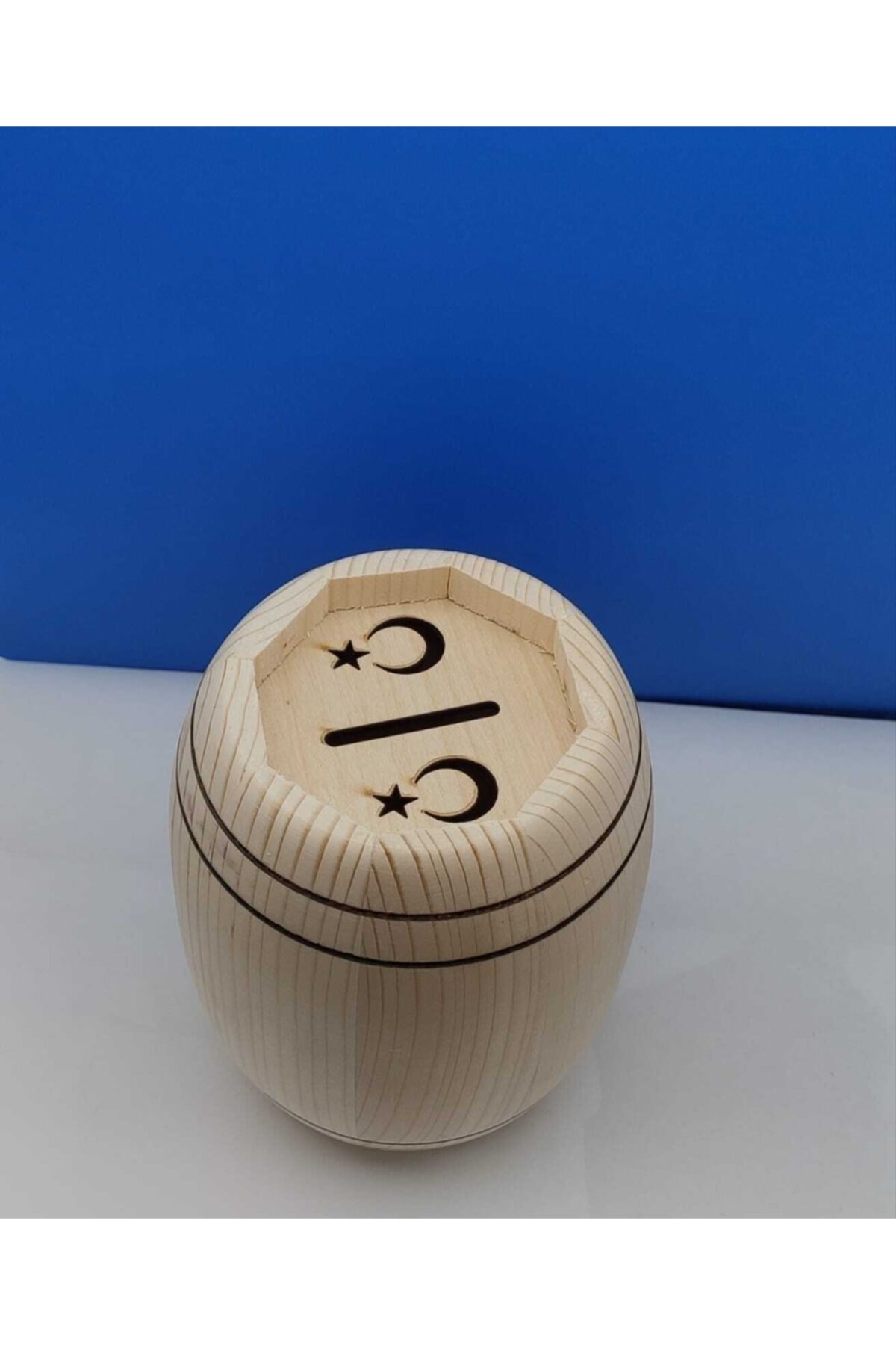 Mevlana Gümüş Ahşap Kumbara