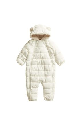 Mango Baby Unisex Bebek Kirik Beyaz Kapitoneli Tulum Fiyati Yorumlari Trendyol