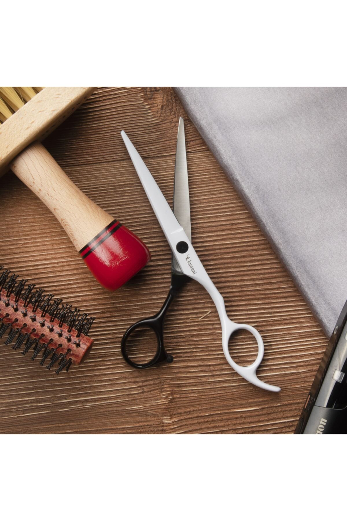 kassai-Phase-60 Stainless Steel Hair Cutting Cutting Scissors Hairdresser's Scissors Hair Beard Moustache Cutting Scissors Pro 5