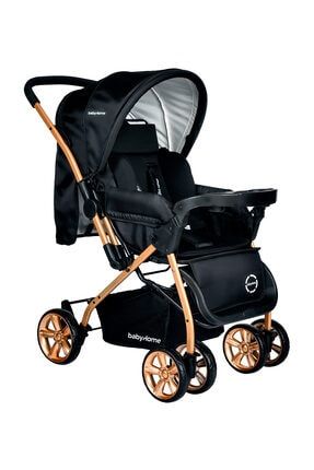baby home bh 770 gold aluminyum bilyeli teker bebek arabasi siyah fiyati yorumlari trendyol