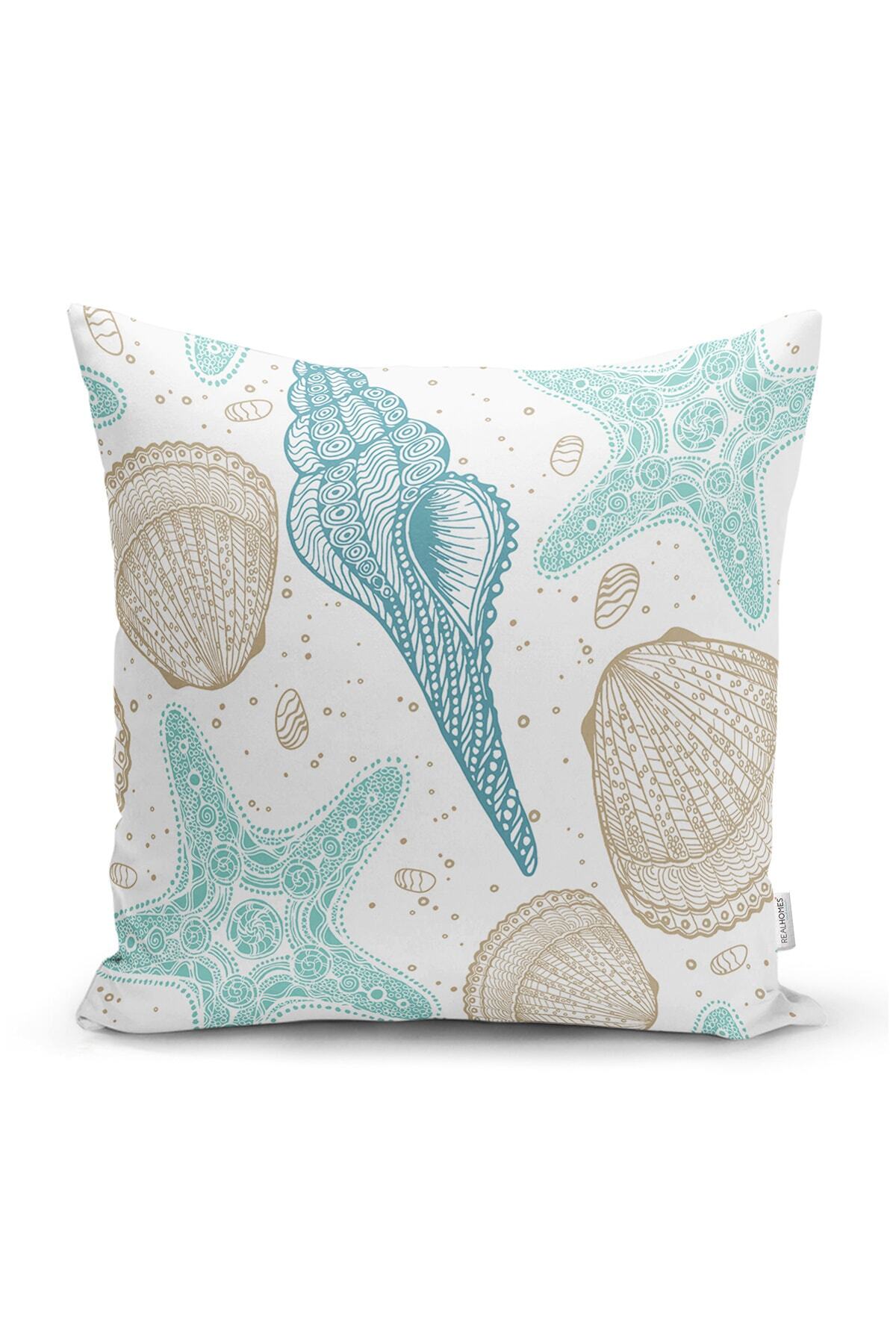 Realhomes-Pillow and Cushion Cover with Seashell Pattern on White Background 1