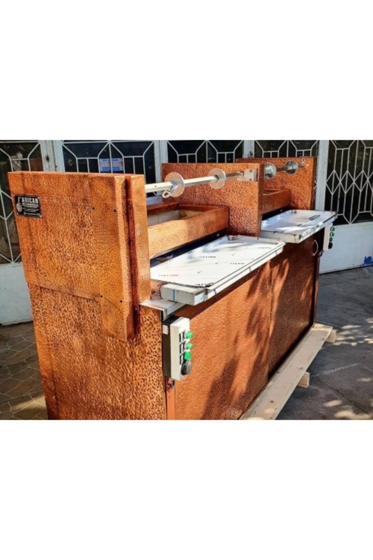 Yatay Döner Makinesi Bakır Kaplama, Otomatik, Fanlı, Isıtıcılı 5