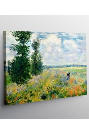 Claude Monet - Poppy Field Argenteuil Tablo - 100cm X 70cm sn121520200124