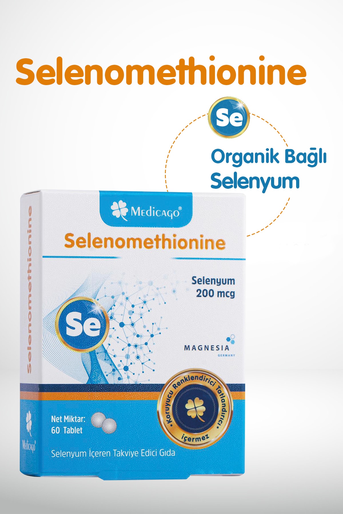 MedicaGo Selenomethionine Selenyum 200 Mcg 60 Tablet - Fiyatı, Yorumları