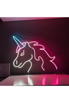 Unicorn At Midilli Neon Led Dekoratif Duvar Aydınlatması Neon Duvar Yazısı Sihirli Led