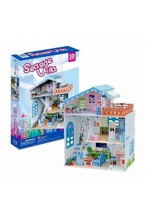 Seaside Villa Oyun Evi 3D Puzzle CUBP683H