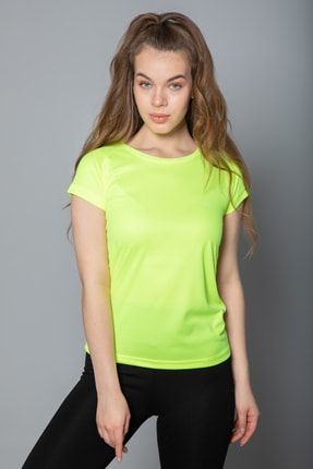 Basic Sport T-shirt - Neon Sarı 712-22M13001.41