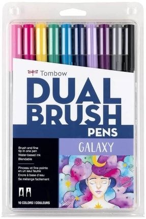 Abt Dual Brush Pen Grafik Kalemi 10'lu Set Galaxy özt.tombowabtset