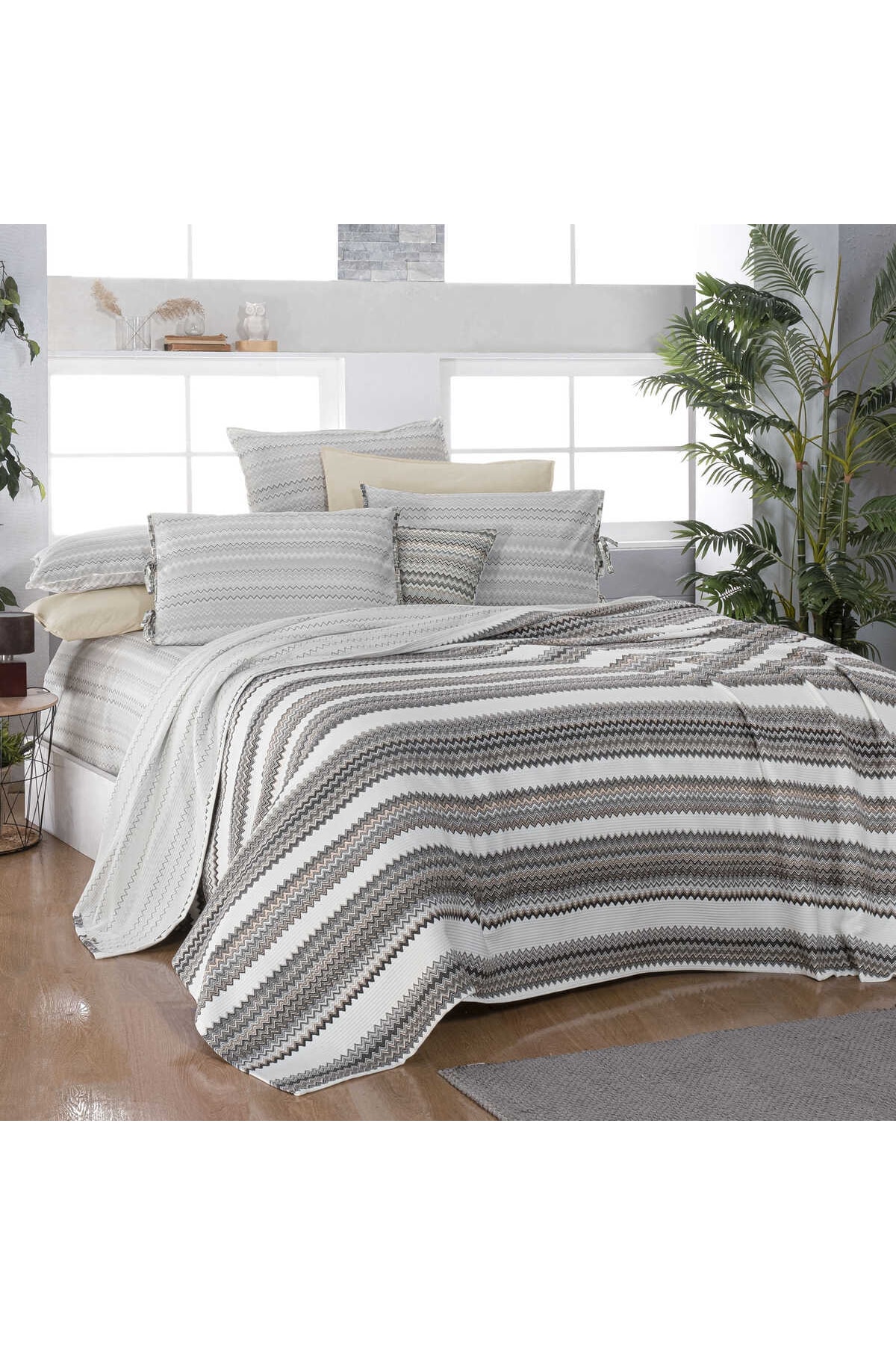 Twister V2 Gray Quilting Set Single
