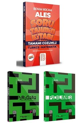 Benim Hocam Ales Türkçe-matematik Soru Tahmin Kitabı-marka Ales Paragraf Problemler Soru Bankası TUG978000001319