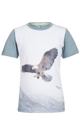 Dijital Baskılı Erkek Çocuk Kısa Kollu T-shirt B-2022-01-89