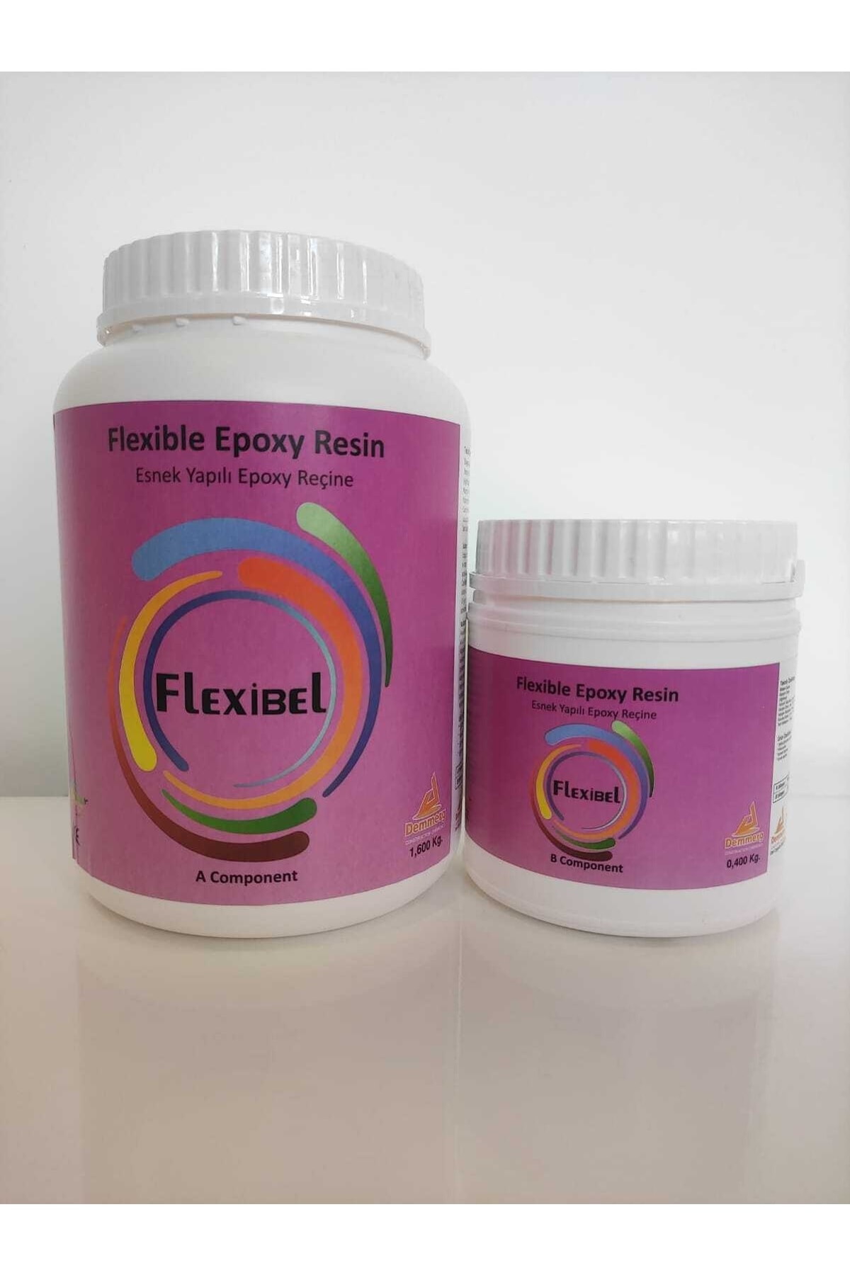 DEMMERG Flexıble - Esnek Yapılı Şeffaf Epoksi Reçine 2 Kg.