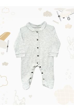 Bebek Kıyafetleri Penye Çıtçıtlı Bebek Tulum Modelleri Organik %100 Bloomberg Pamuklu BWGRİTULUM1