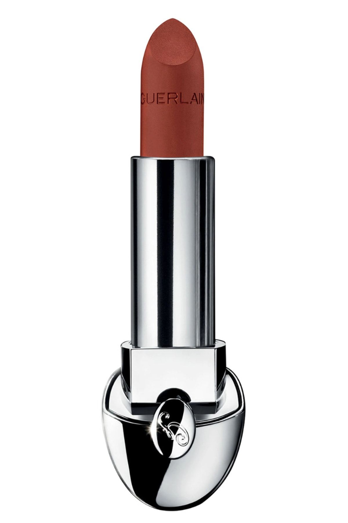 Guerlain رژ لب مات مخملی Rouge G حجیم کننده و نرم کننده لب ها رنگ قهوه ای