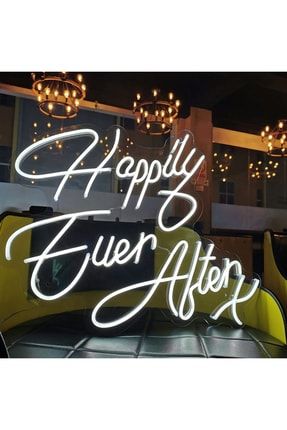 Happily Ever After Led Neon Yazı Tabela Happily01