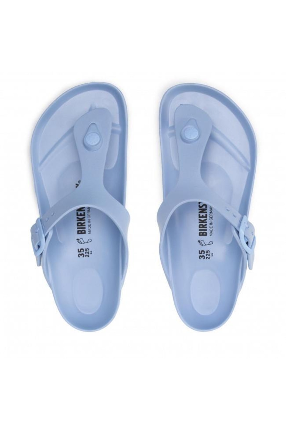 دمپایی بیرکن استاک زنانه پارچه آبی         | Birkenstock DNZ-ZNNPBC1101 - تصویر 3