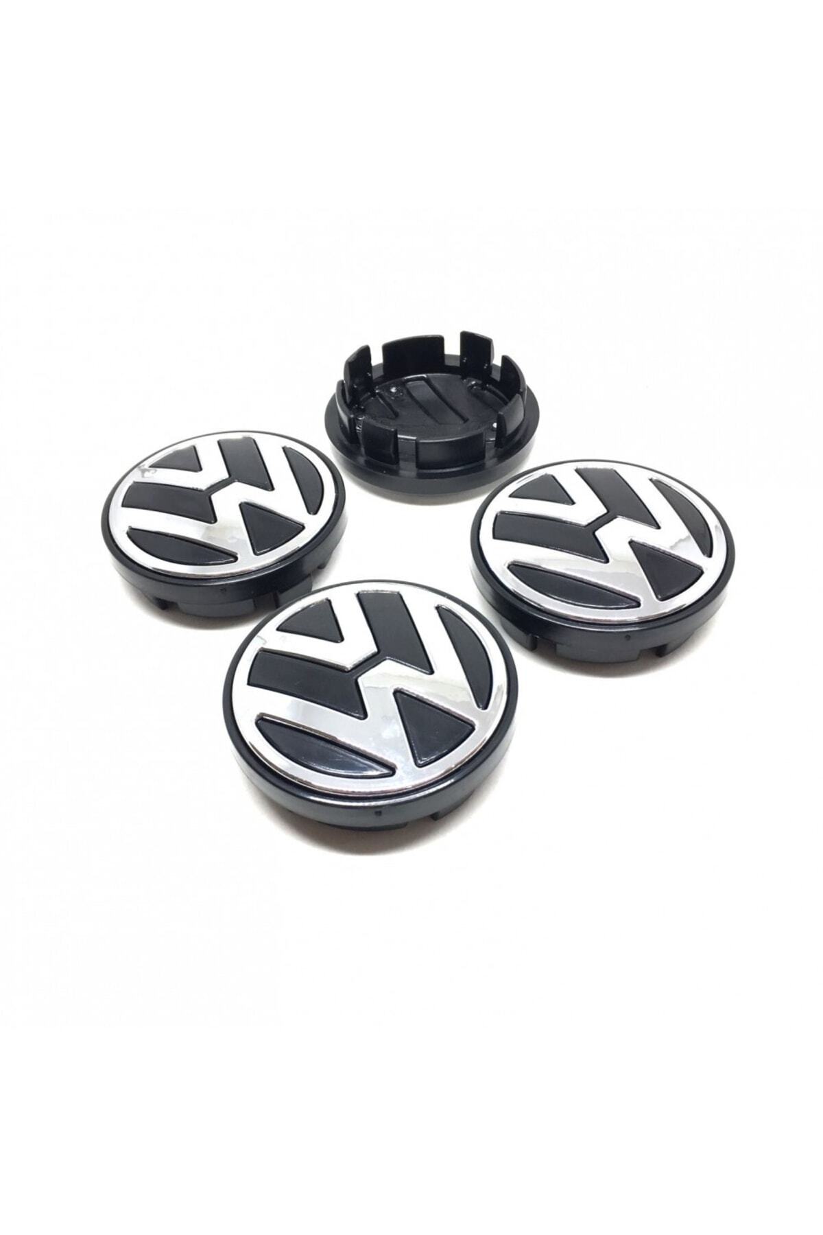 GARDENAUTO Volkswagen Jant Göbeği Göbek Arması 55mm / 65mm Takım 3b7601171 Tırnaklı