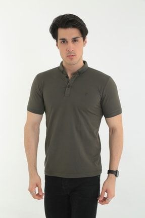 Erkek Slimfit Düz Model Polo Yaka Tişört-t-shirt 84989365GPYT