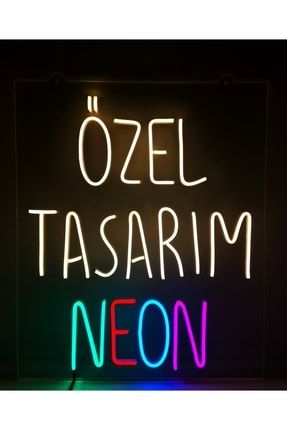 Kişiye Özel Neon Led 30cm 3 Harf kisiyeozel