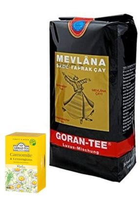 Mevlana Goran Tea 1 Kg Dökme Çay Ve 20 Adet Ahmad Tea Papatya Çayı MEVLANA TEA