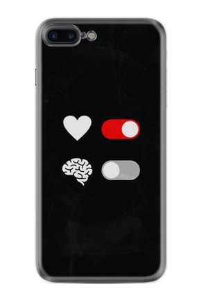 Apple Iphone 7 Plus 8 Plus Kılıf Silikon Desen Güzel Seri Love Brain 1722 superseri31x7t13