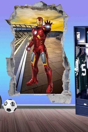 Iron Man 3d Mega Boy Duvar Sticker KTDOA2605