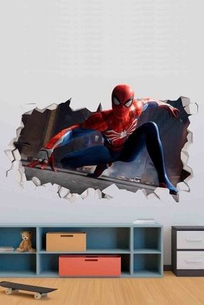 Inanılmaz Örümcek Adam 3d Büyük Boy Duvar Sticker KTDOA871