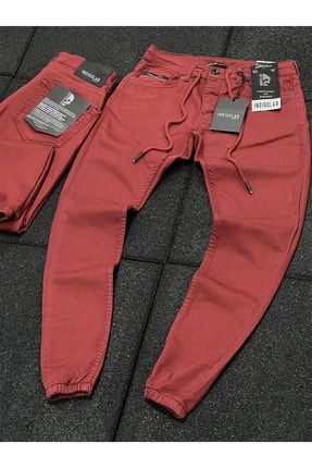 Erkek Kiremit Kırmızı Renk Pantolon LAB 1631