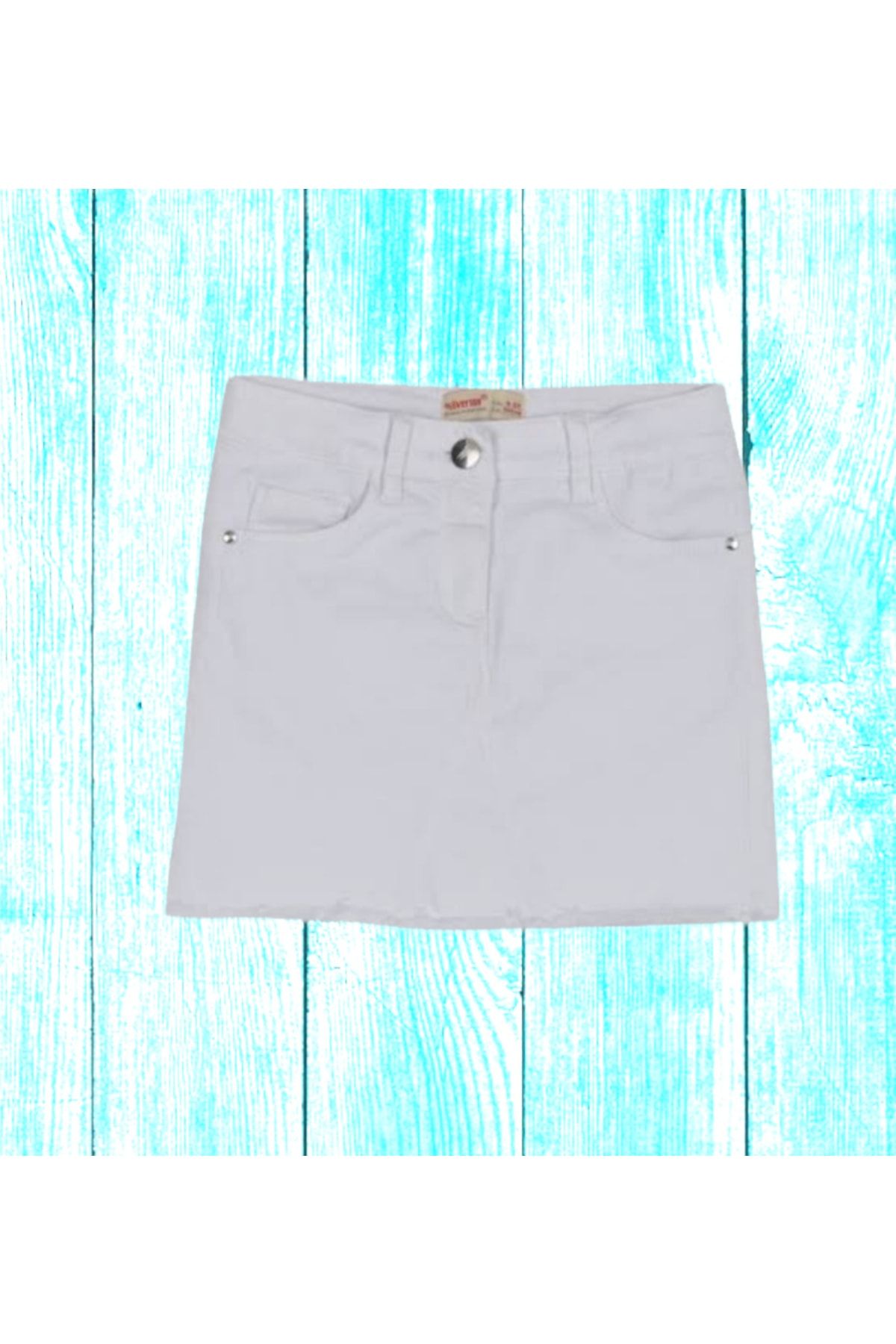 LUCYK&KİDS-Fusta mini de in pentru fete 5-6-7-8-9-10-1-12-13 ani 1