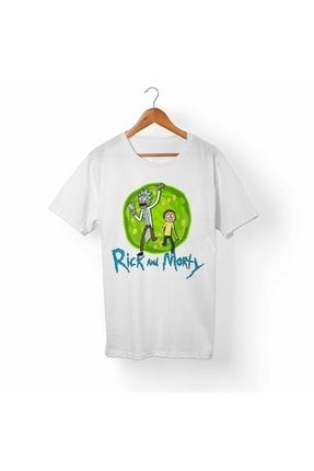 Rick And Morty Çocuk Beyaz Tişört 6308