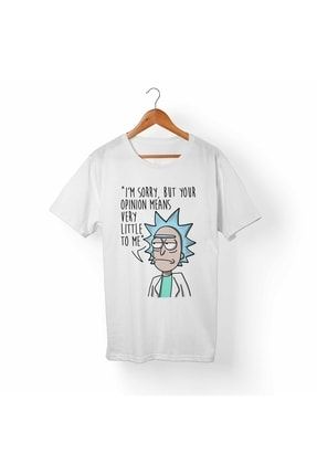 Rick And Morty Çocuk Beyaz Tişört 6312