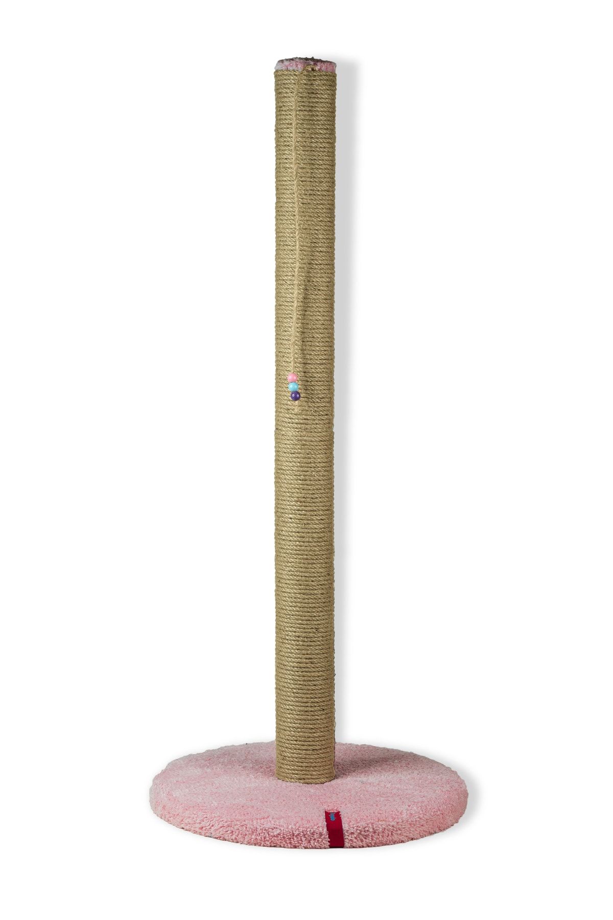PUGALO-80 Cm Scratching Board Cylinder Base Long Catnip Scratching Board Pink 1